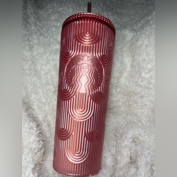 🌟STARBUCKS🌟 2023 PEARLESCENT Pink 24oz Tumbler (NWT) - Picture 2 of 12